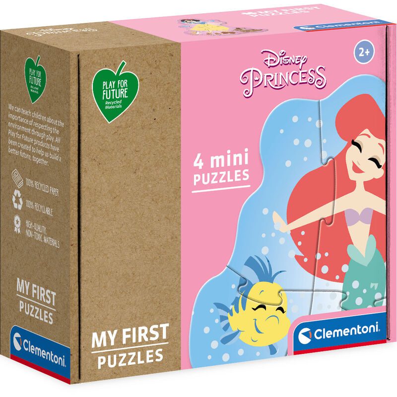 Puzzle Princesas Disney 3 6 9 12pzs ConforHome