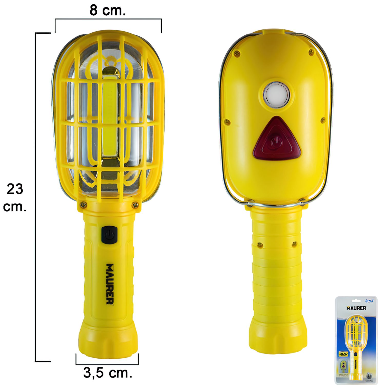 Linterna Led Multifunci N Con Luz Emergencia A Pilas Aa Lumenes