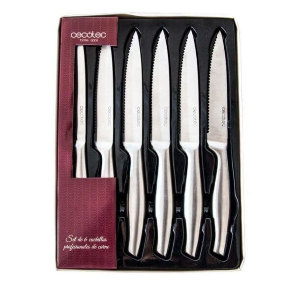 Conjunto de 6 Facas de Cozinha Profissional de Carne Cecotec - Image 4
