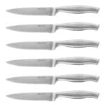 Conjunto de 6 facas de cozinha profissional de carne