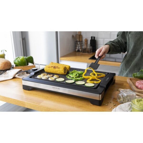 Grelhador Elétrico Tasty&Grill 2000 Inox Stone Cecotec - Image 4