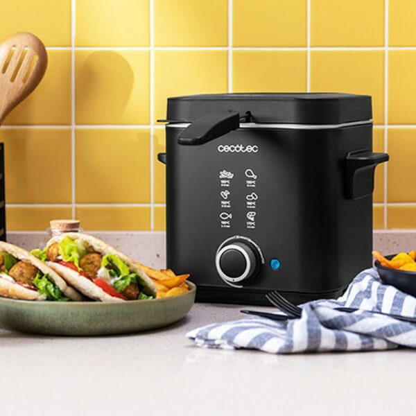 Fritadeira Elétrica Cleanfry Advance 1500 Black Cecotec - Image 2