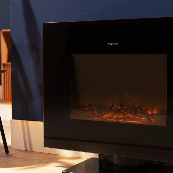 Lareira elétrica ReadyWarm 2700 Design Flames Black Cecotec - Image 5