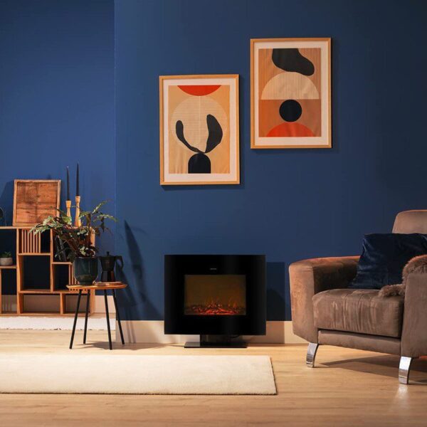 Lareira elétrica ReadyWarm 2700 Design Flames Black Cecotec - Image 6