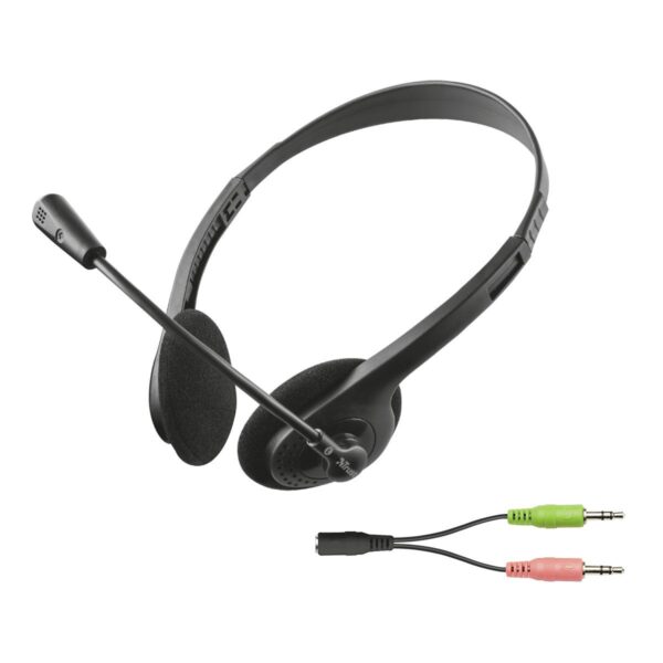 Headset c/Microfone Trust Primo Chat Preto (21665)