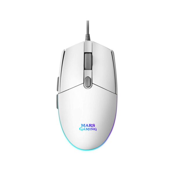 Rato Gaming Mars Gaming MMG 3200 DPI Branco