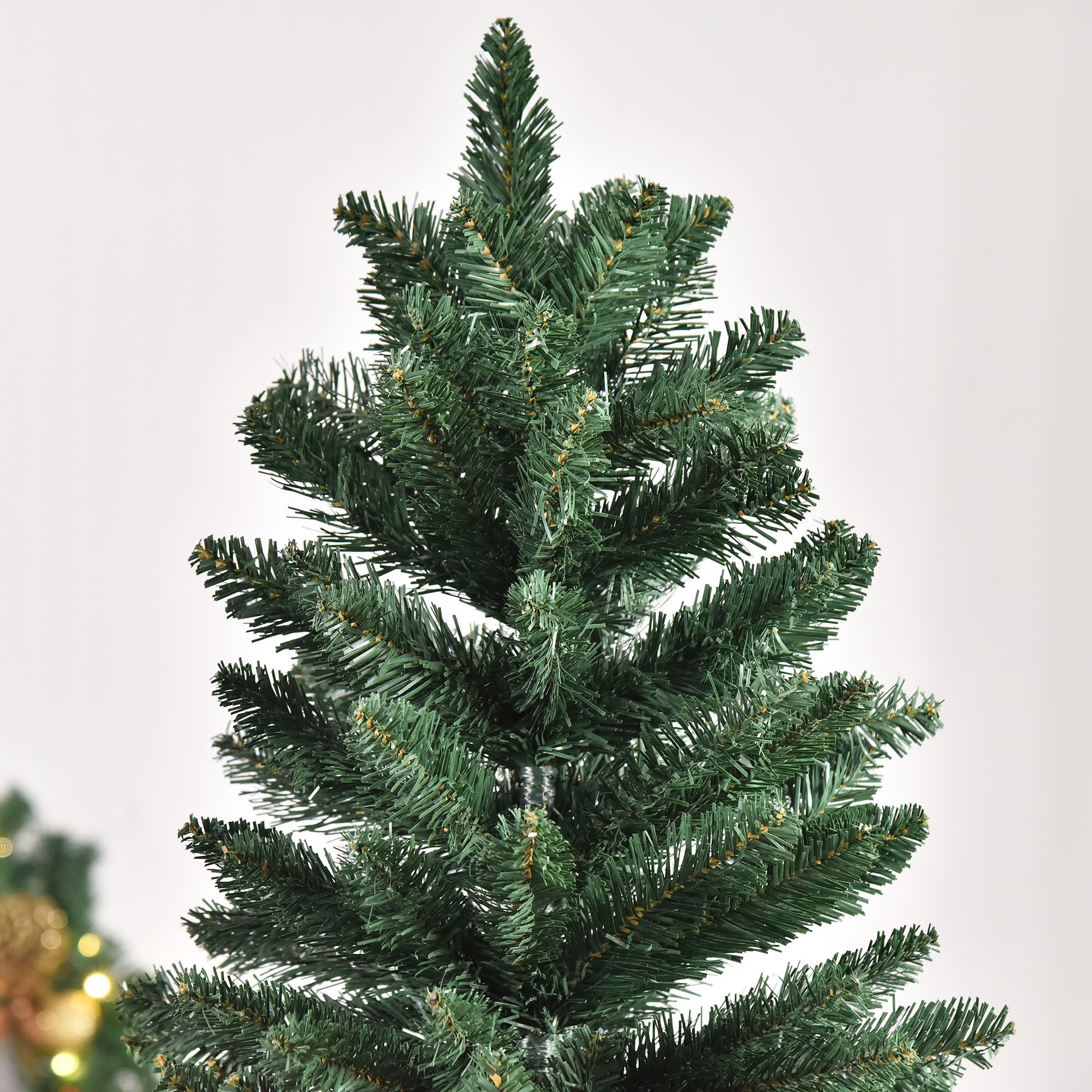 Árvore de natal verde com enfeites φ80x180cm artificial árvore decoração –  ConforHome