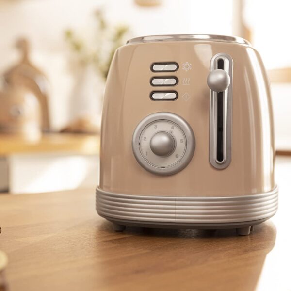 Torradeira Vintage 800 Light Beige Cecotec - Image 3