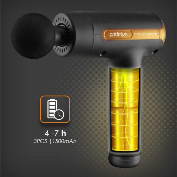 Pistola de massagem muscular GUN 280 - Image 5