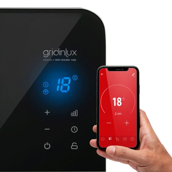 Homely Wifi-Warm 1500 Black - Image 2