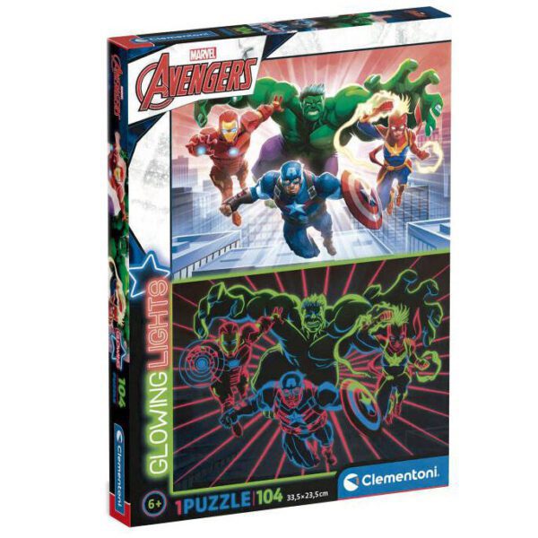 Puzzle Brillante Vengadores Avengers Marvel 104pzs