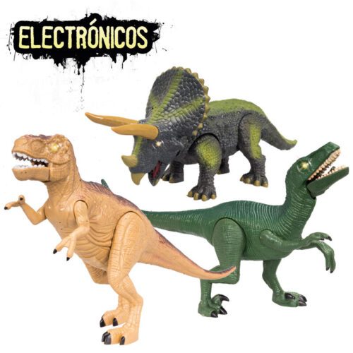 Pack 12 Dinosaurios luces y sonido surtido