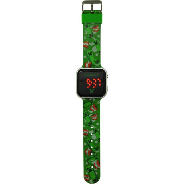 Reloj Minecraft led