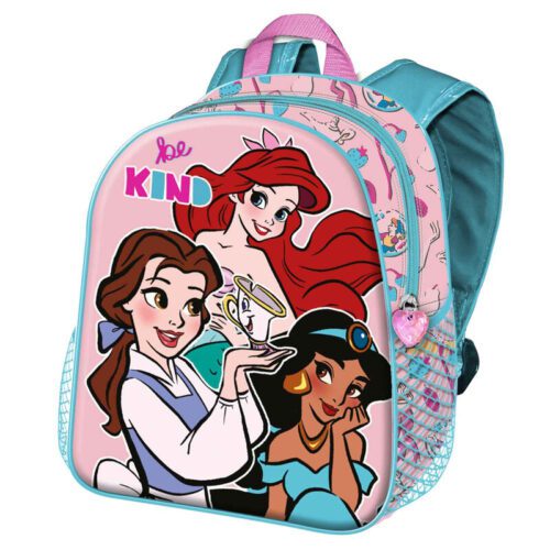 Mochila 3D Be Kind Princesas Disney 31cm