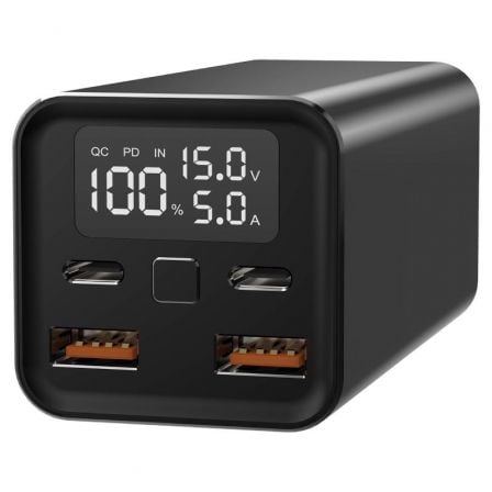 Batería Externa/Powerbank Leotec PowerBank 20000mAh PD 65W/ Compatible con Portátiles