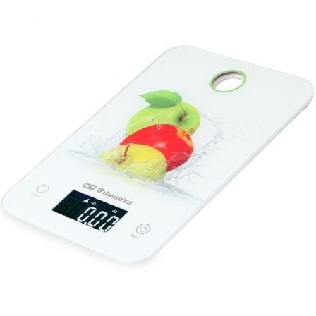Báscula de Cocina Electrónica Orbegozo PC 1020/ hasta 5kg/ Blanca