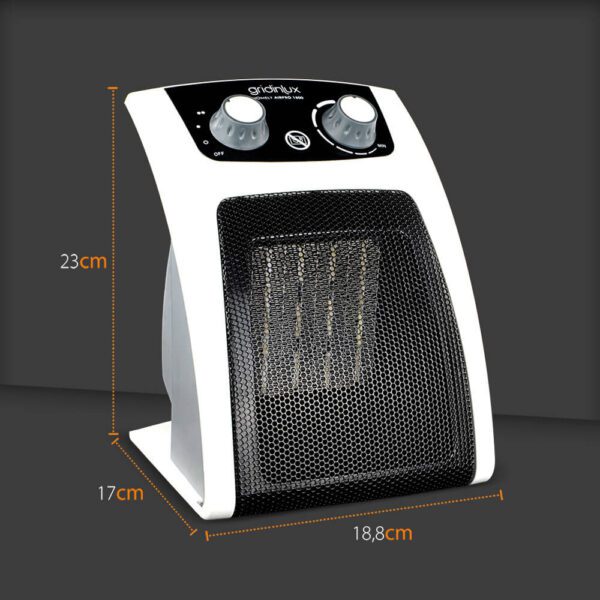 Aquecedor elétrico cerâmico vertical AIRPRO 1500 - Image 5