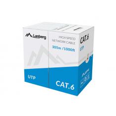 Bobina cat.6 lanberg utp rj45 solido