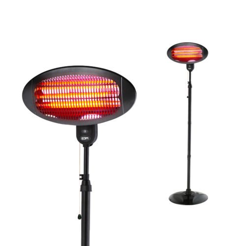 AQUECEDOR EXTERIOR COM ALTURA AJUSTÁVEL 650-1300-2.000W EDM