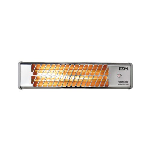 AQUECEDOR PARA CASA DE BANHO MODELO CROMO 600-1200W ORIENTÁVEL EDM
