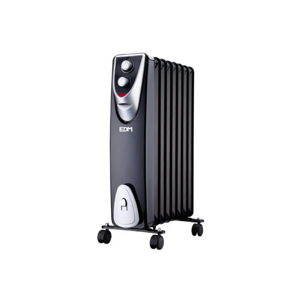 RADIADOR "BLACK EDITION" SEM ÓLEO 8 ELEMENTOS 500/1.000/1.500W EDM
