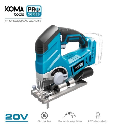 SERRA TICO-TICO 20V (SEM BATERIA E CARREGADOR) 23x21,5cm KOMA TOOLS PRO SERIES BATTERY