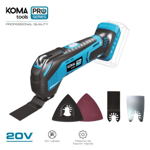 MULTI-FERRAMENTA 20V (SEM BATERIA E CARREGADOR) 31,3x11cm KOMA TOOLS PRO SERIES BATTERY