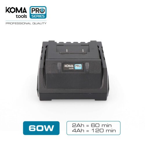 CARREGADOR BATERIA 60W KOMA TOOLS PRO SERIES BATTERY