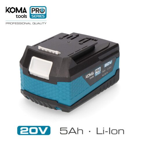 BATERIA DE LI-ION 20V 5.0A 7,5x11,7x6,3cm KOMA TOOLS PRO SERIES BATTERY