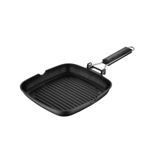 FRIGIDEIRA GRELHA 24x24x3,7cm ALUMÍNIO PRENSADO IND EXPERT SG1101 SAN IGNACIO