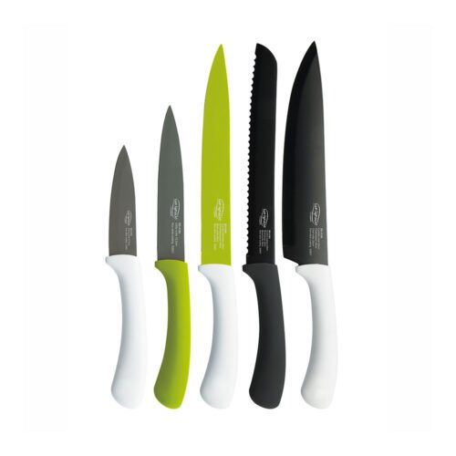 KIT 5 FACAS DE INOX. GREEN SG4165 SAN IGNACIO