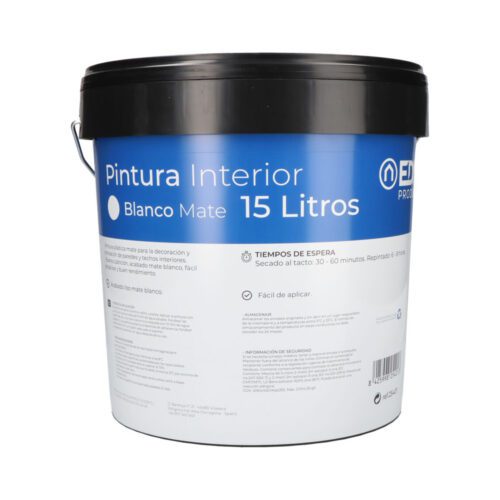 S.OF. PINTURA PLÁSTICA MATE INTERIOR BRANCA 15L EDM