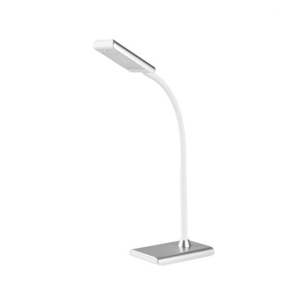 CANDEEIRO DE MESA LED 7W 400lm 4000K COR PRATA 9X13X33cm EDM