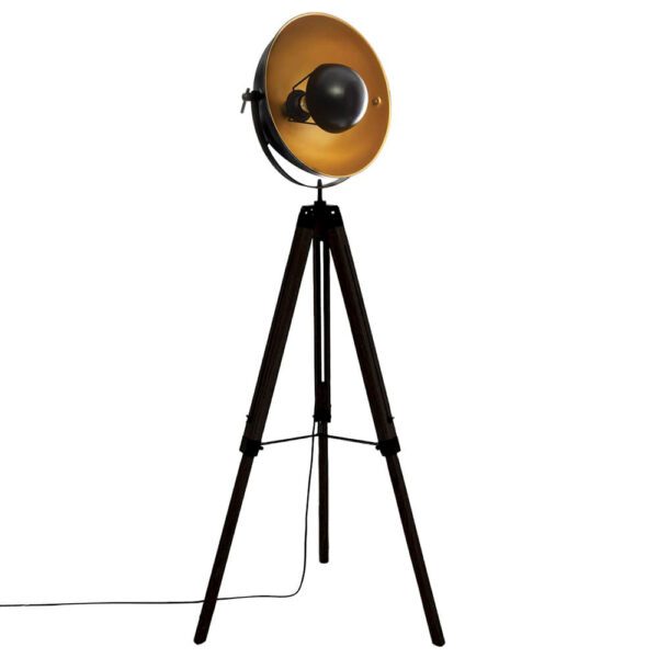 CANDEEIRO TRÍPODE MODELO "LOFT LAHTI" PRETO E27156,5X65X57CM