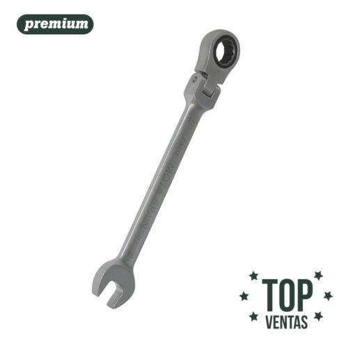 CHAVE COMBINADA COM CATRAVA (CHAVE BOCA + ROQUETE) ARTICULADA 13mm EW413