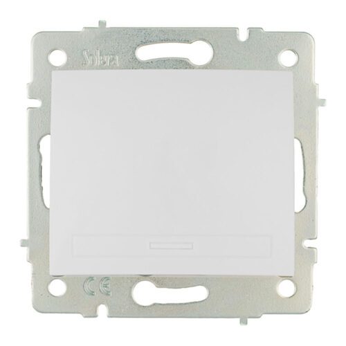 INTERRUPTOR/COMUTADOR 10AX 250V 83x81mm S.EUROPA SOLERA ERP02QC