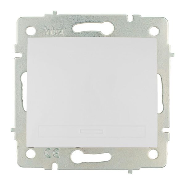 INTERRUPTOR/COMUTADOR 10AX 250V 83x81mm S.EUROPA SOLERA ERP02QC