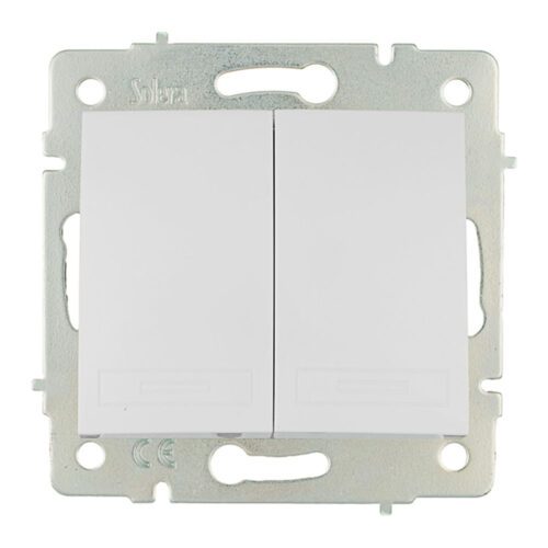 INTERRUPTOR/COMUTADOR DUPLO 10AX 250V S.EUROPA SOLERA ERP12QC