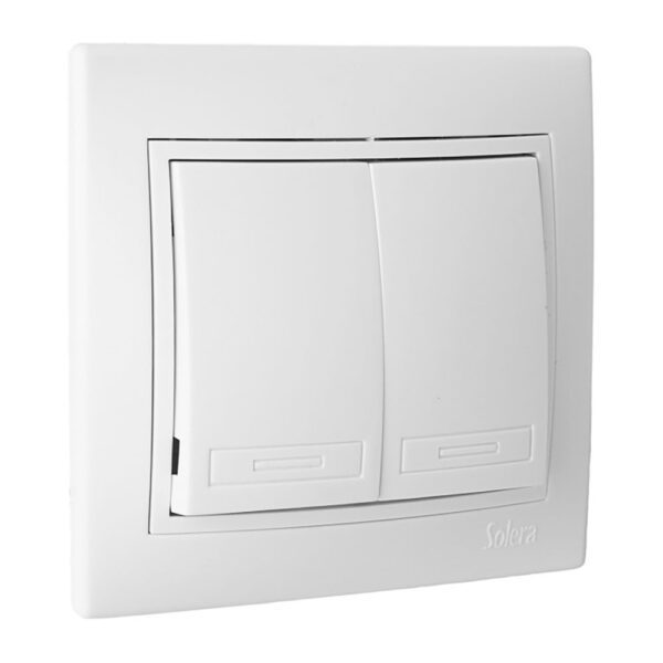 INTERRUPTOR/COMUTADOR DUPLO 10AX 250V S.EUROPA SOLERA ERP12U