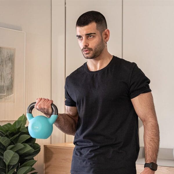 Pesa russa 10 Kg Drumfit KettleBell 10000 Neo - Image 2