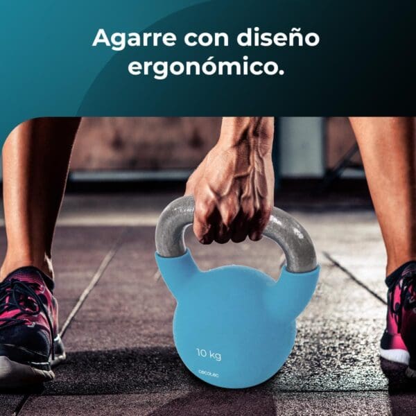 Pesa russa 10 Kg Drumfit KettleBell 10000 Neo - Image 5