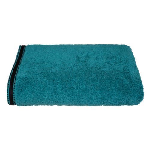 TOALHA CASO DE BANHO PREMIUM COR VERDE PETROL 100x150cm
