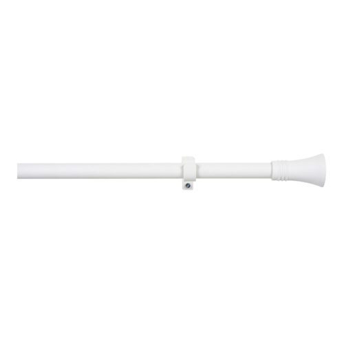 KIT VARÃO PARA CORTINADOS CONO EXTENSÍVEL DE 110 A 200cm BRANCO STOR PLANET