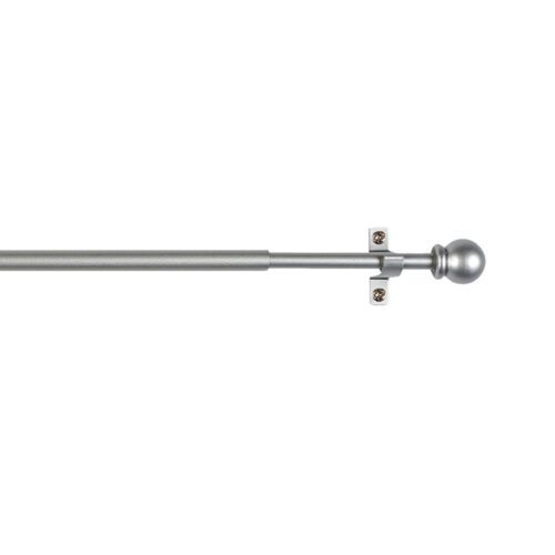 VARÃO PARA CORTINADO DECO ESFERA CINZENTO 120-215cm CINTACOR