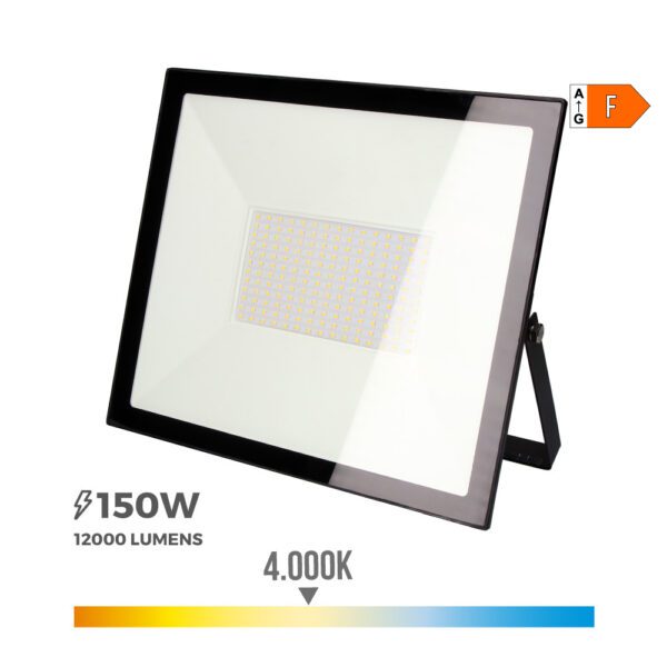 PROJETOR LED 150W 12000lm 4000K LUZ DIA 35X31X4,5cm EDM