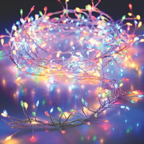 GRINALDA A PILHAS MULTICOR 100 MICRO LEDS IP20 1,5m