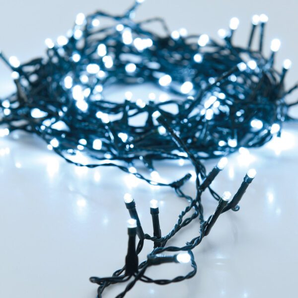 GRINALDA MULTIFUNÇÃO BRANCO FRIO 24 LEDS A PILHAS CABO VERDE IP44 2,30m