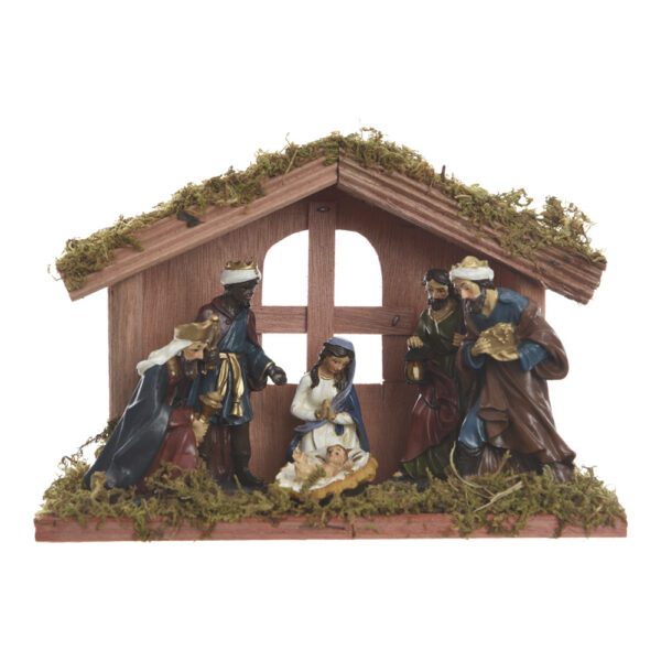 PRESÉPIO 6 FIGURAS 9CM