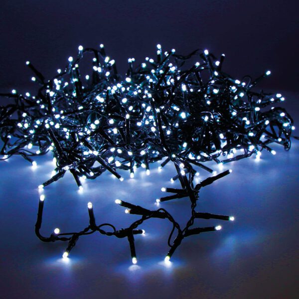 GRINALDA LED COMPACT INTERMITENTE AZUL CABO VERDE 750 LEDS 21m