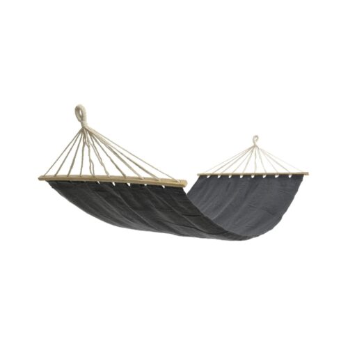 CAMA DE REDE LISO EXTERIOR 100x200cm COR CINZA
